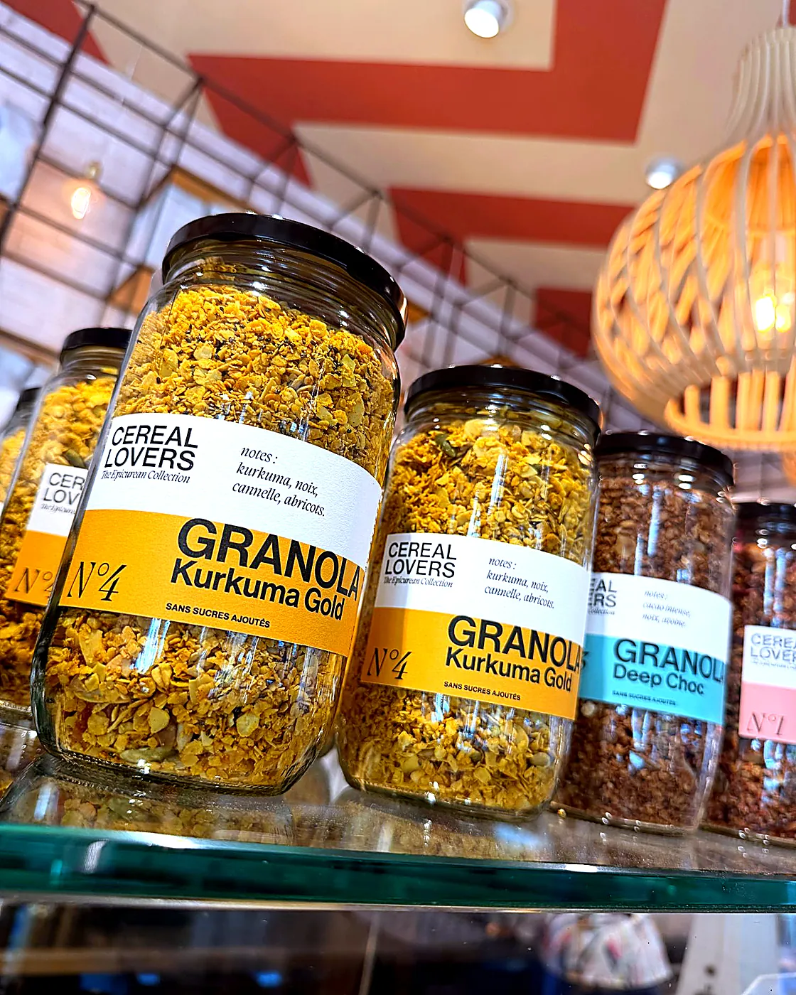N°4 Kurkuma Gold granola jars